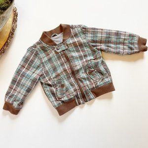 Gap Plaid Bomber Jacket | 18-24m